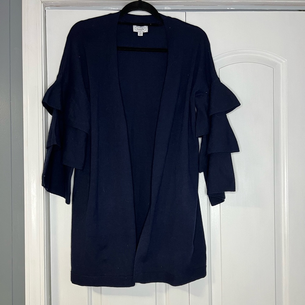 Mud Pie Blake Ruffle Cardigan